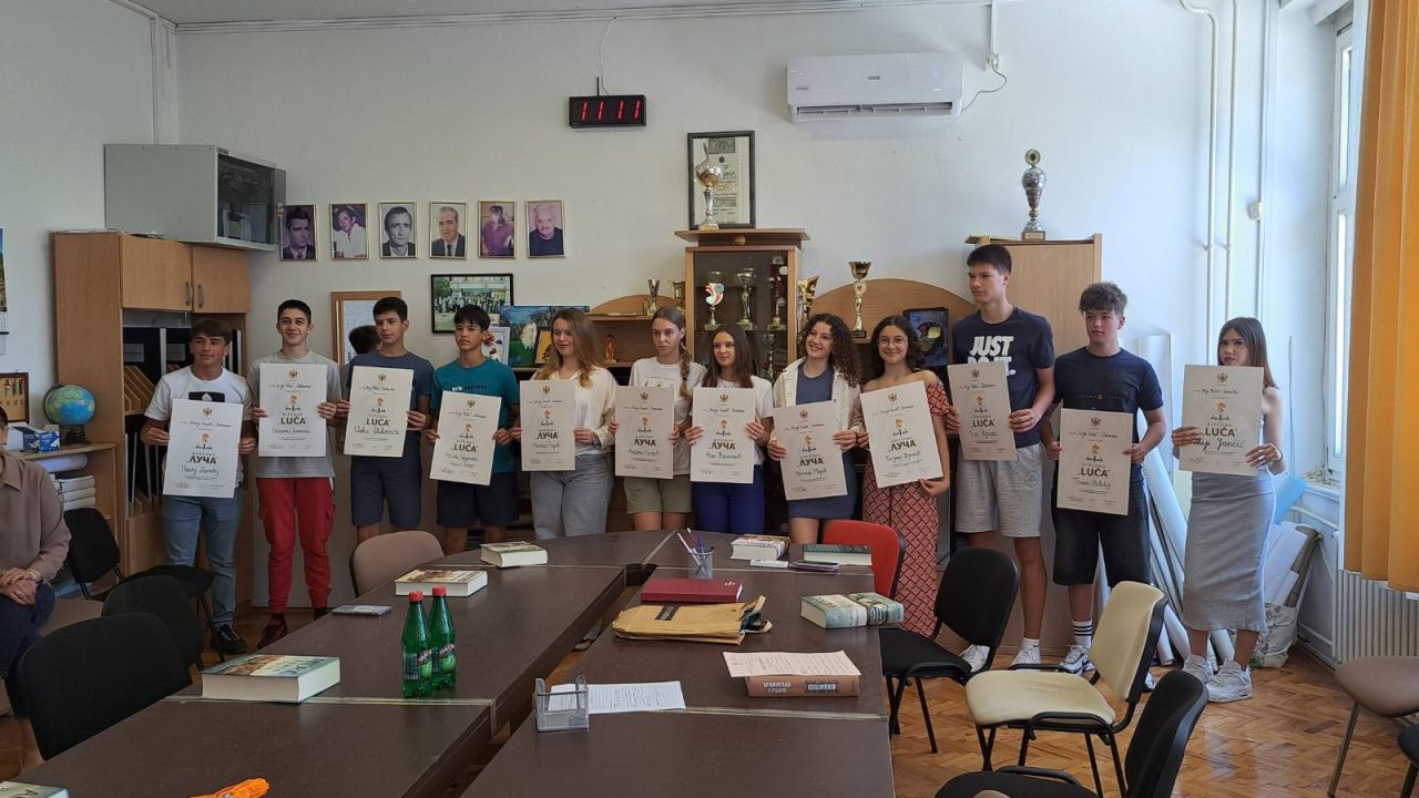 SVEČANA DODJELA DIPLOME „LUČA“